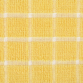 DII Yellow Combo Windowpane Dishcloth, Set of 6