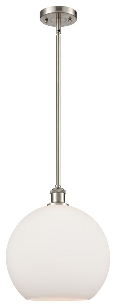 Innovations 516-1S-SN-G121-12-LED 1 Light Mini Pendant, Brushed Satin Nickel