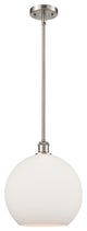 Innovations 516-1S-SN-G121-12-LED 1 Light Mini Pendant, Brushed Satin Nickel