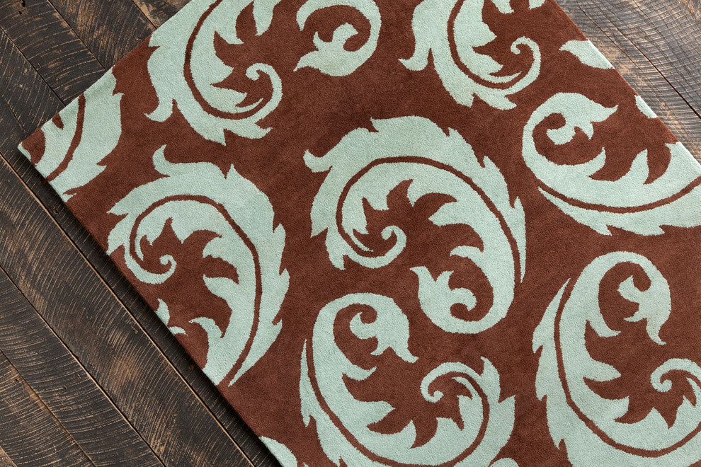 Allie Abstract Contemporary Area Rug, 8'x10'