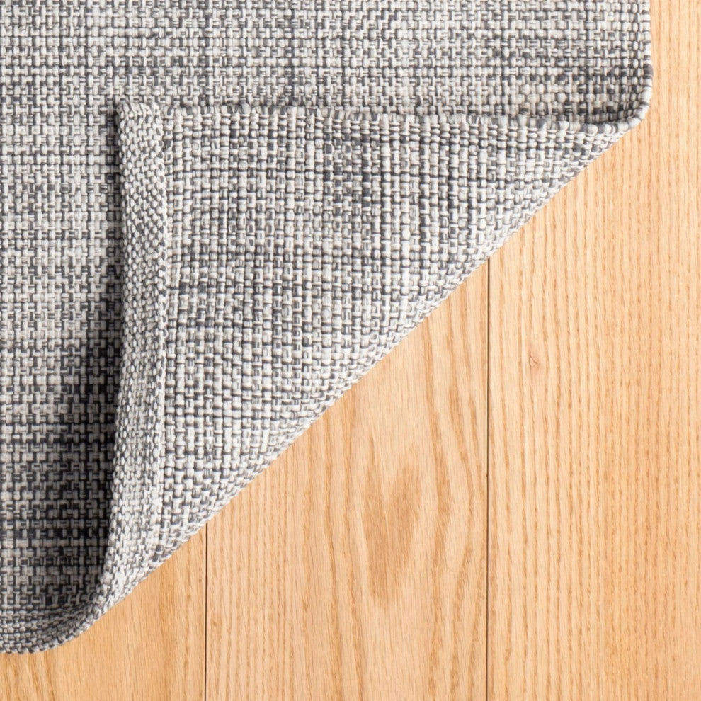 Dash & Albert Fusion Grey Handwoven Indoor/Outdoor Rug, Grey, 4' x 6'