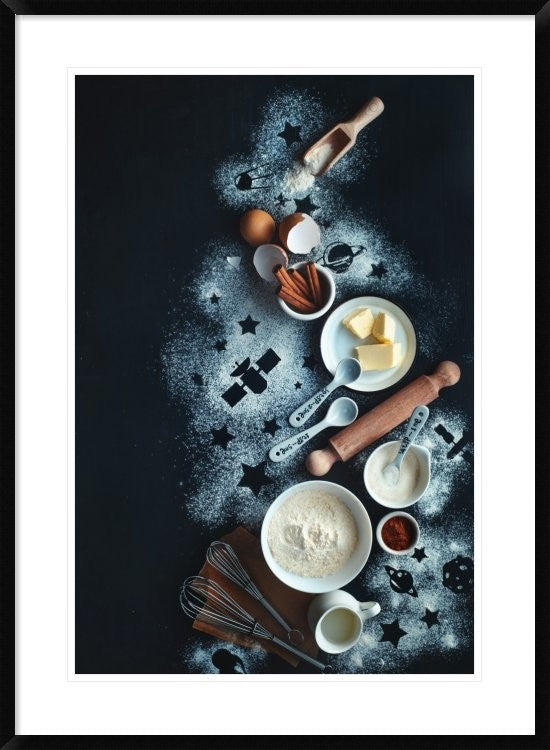 "Baking For Stargazers" Framed Digital Print by Dina Belenko, 28"x38"