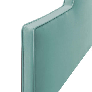 Dawn King/California King Performance Velvet Headboard-Mint