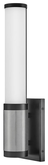 Hinkley Lighting 50060 Zevi 18" Tall LED Bathroom Sconce - Black / Chrome