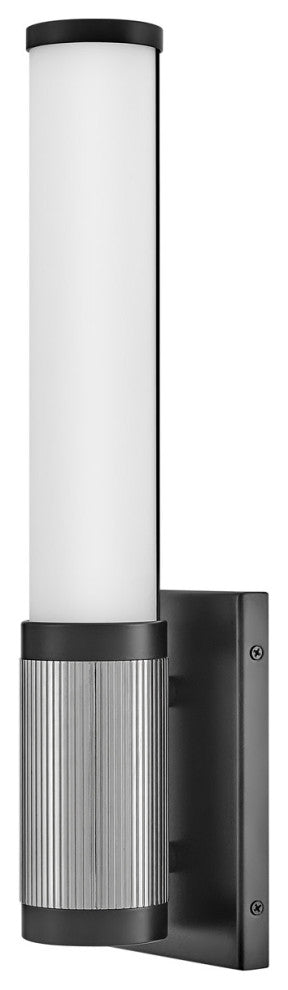 Hinkley Lighting 50060 Zevi 18" Tall LED Bathroom Sconce - Black / Chrome