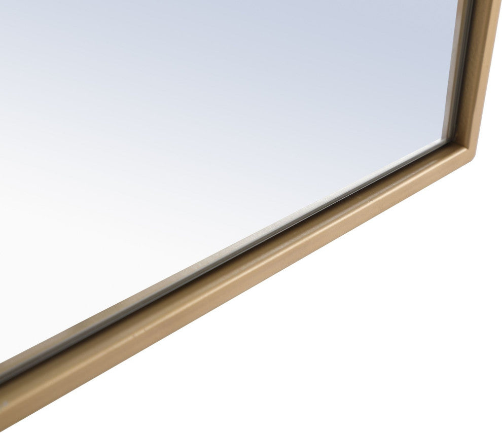 Elegant Lighting MR407X-24 Eternity 24" W x 32" H Rectangular - Black