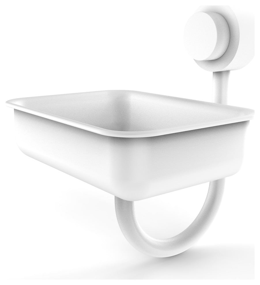 Venus Wall Mount Soap Dish, Matte White