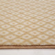 Diamond Pattern 3/8 Thick Indoor Area Rug Carpet, Honeysuckle, 7x7