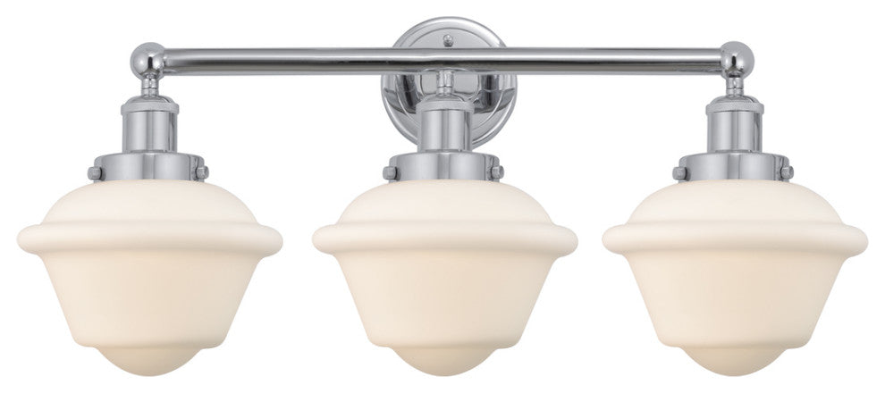 Oxford 3-Light 24.5" Bath Vanity-Light Polished Chrome