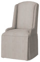 Daniella Petite Wing Back Skirted Parsons Chair