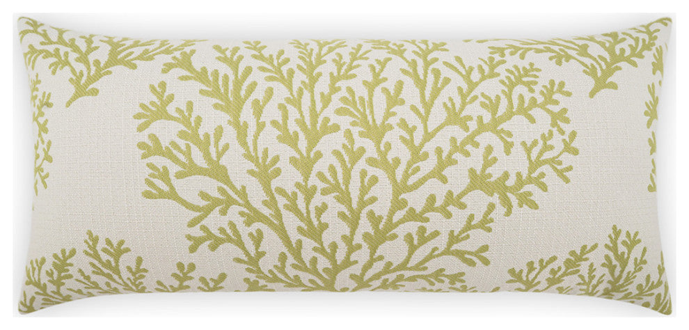 Outdoor Peggy Lumbar Pillow - Green