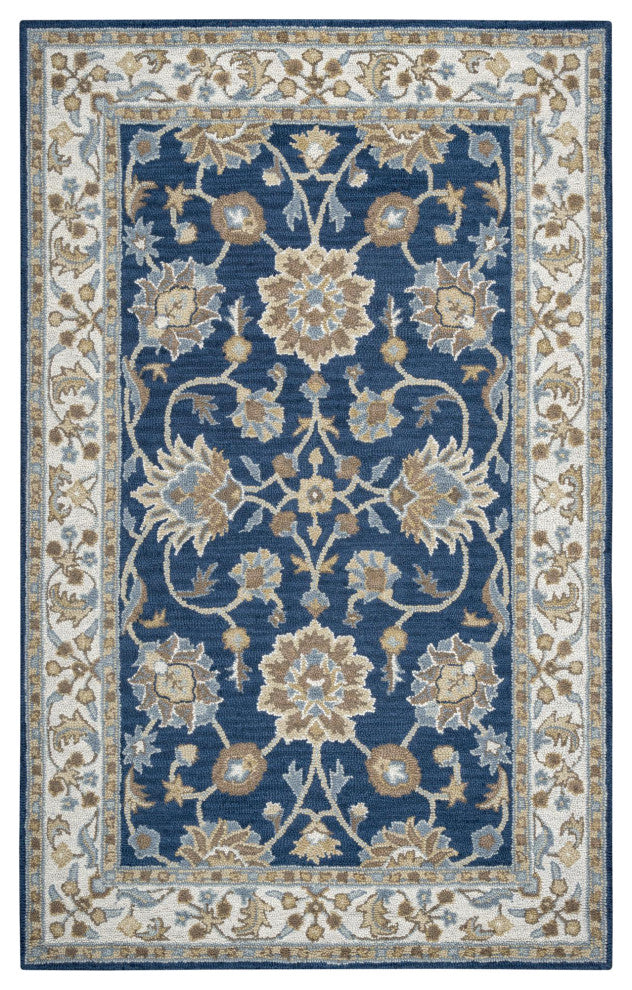 Rizzy Home AL2823 Ashlyn Area Rug 9'x12' Blue
