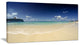 "Crystal Waters of Grand Cayman" Seashore Canvas Photo Print, 40"x20"