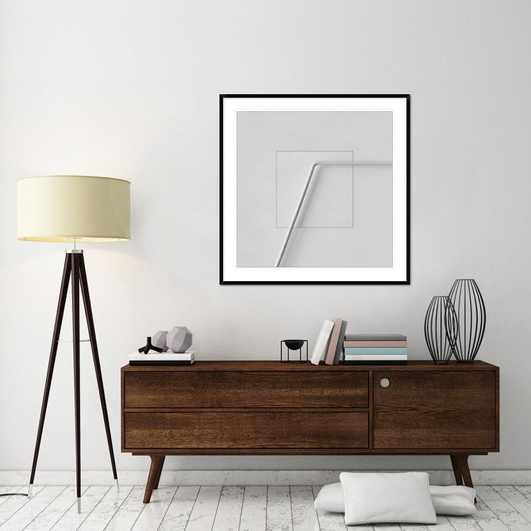 "Stabile" Framed Digital Print by Gilbert Claes, 44x44"