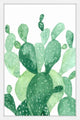 "Green Hues" Framed Painting Print, 12"x18"