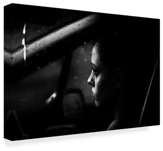 Julien Oncete 'Rainy Day Car' Canvas Art, 47"x30"