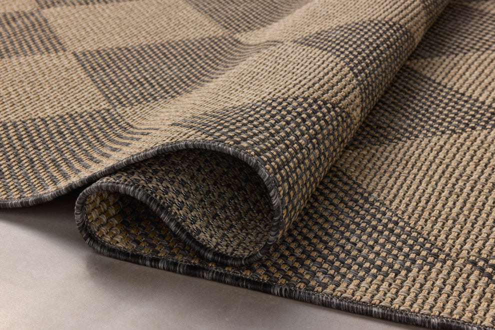 Chris Loves Julia x Loloi Providence Graphite / Sand 5'-0" x 7'-7" Area Rug