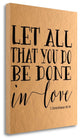 "Let All That You Do - Rose Gold" By Tara Moss, Giclee on Gallery Wrap Canvas
