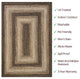 Homespice Decor 5 x 8' Rectangle Wildwood Ultra Durable Braids