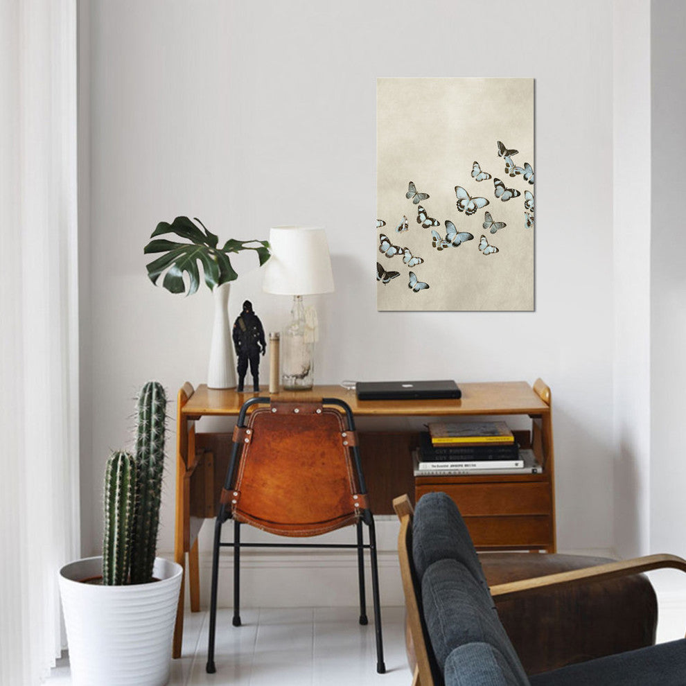 "Spring Flight I" by Deborah Devellier, Canvas Print, 26"x18"