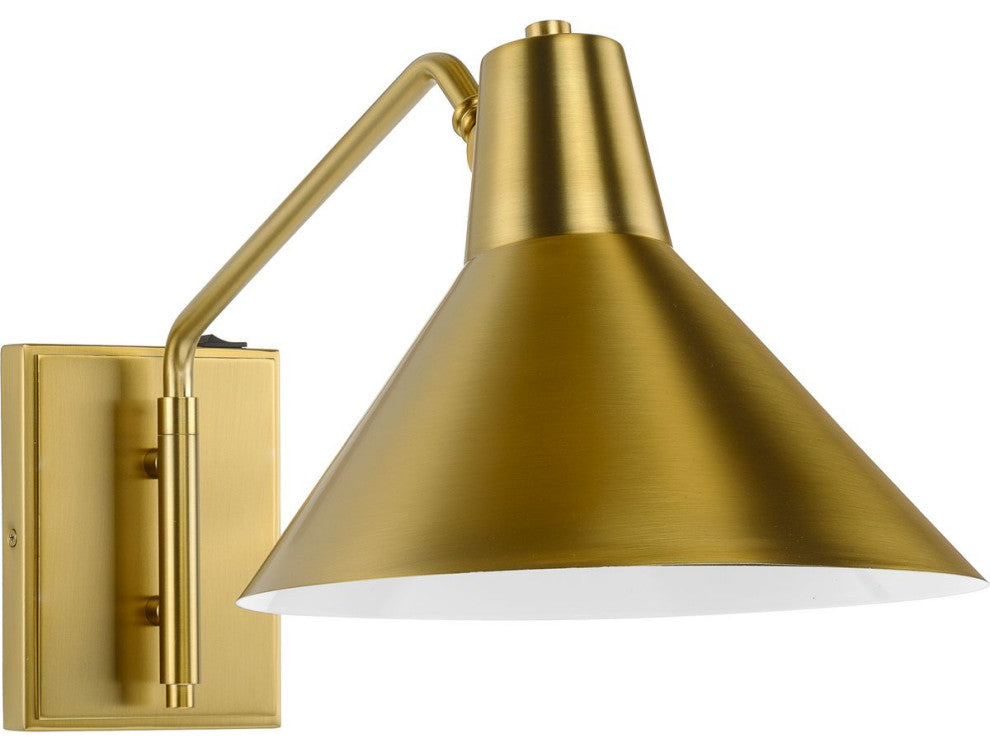 Trimble Collection One-Light Brushed Bronze Rotating Wall Sconce, Brushed Bronze