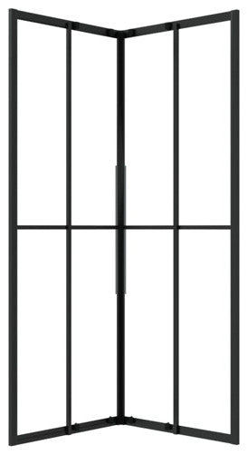 vidaXL Shower Cabin Shower Enclosure Screen for Bathroom ESG 31.5"x31.5"x70.9"