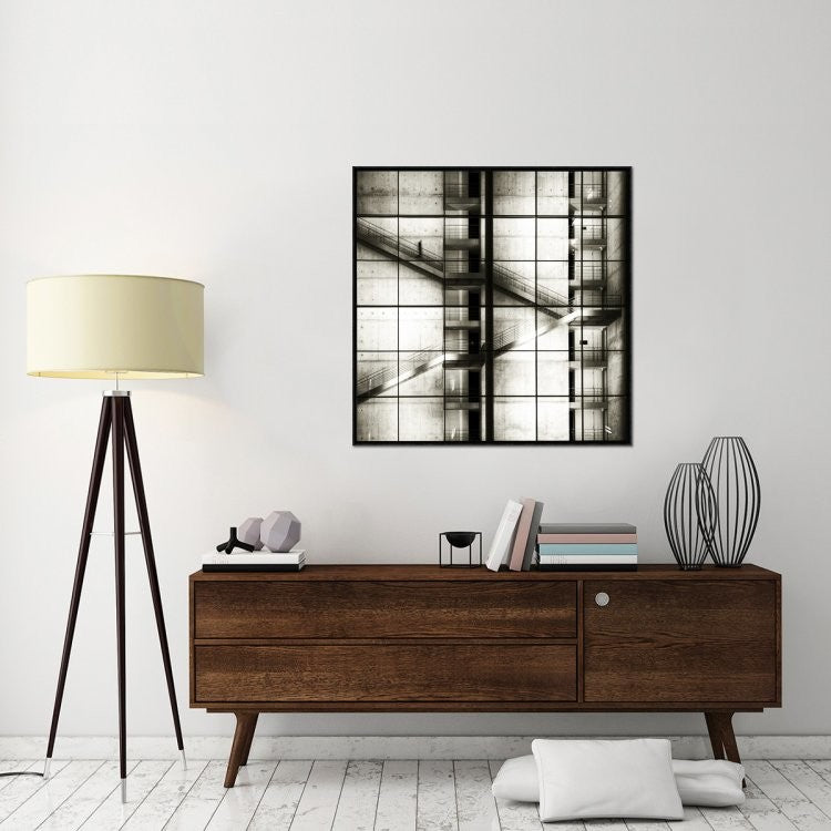 Stairs and Landings, 40"x40"