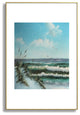 Rosie Brown Beach Dunes Metal Framed Art Print