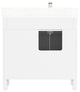 Terrence 36" Vanity with Power Bar and Drawer Organizer, White