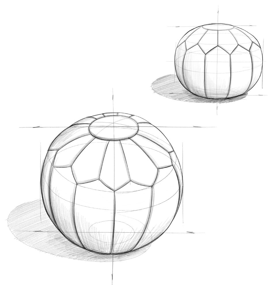 Drury Round Pouf
