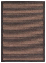 Unique Loom Brown Checkered Outdoor 7'x10' Area Rug