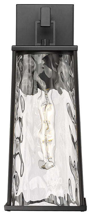 Dutton 1 Light 16" Tall Powder Coated Black Outdoor