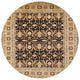 Ahgly Company Indoor Round Mid-Century Modern Area Rugs, 5' Round