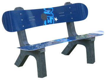 Snow Board Bench Black