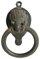 Consigned Old Bronze Elephant Door Knocker