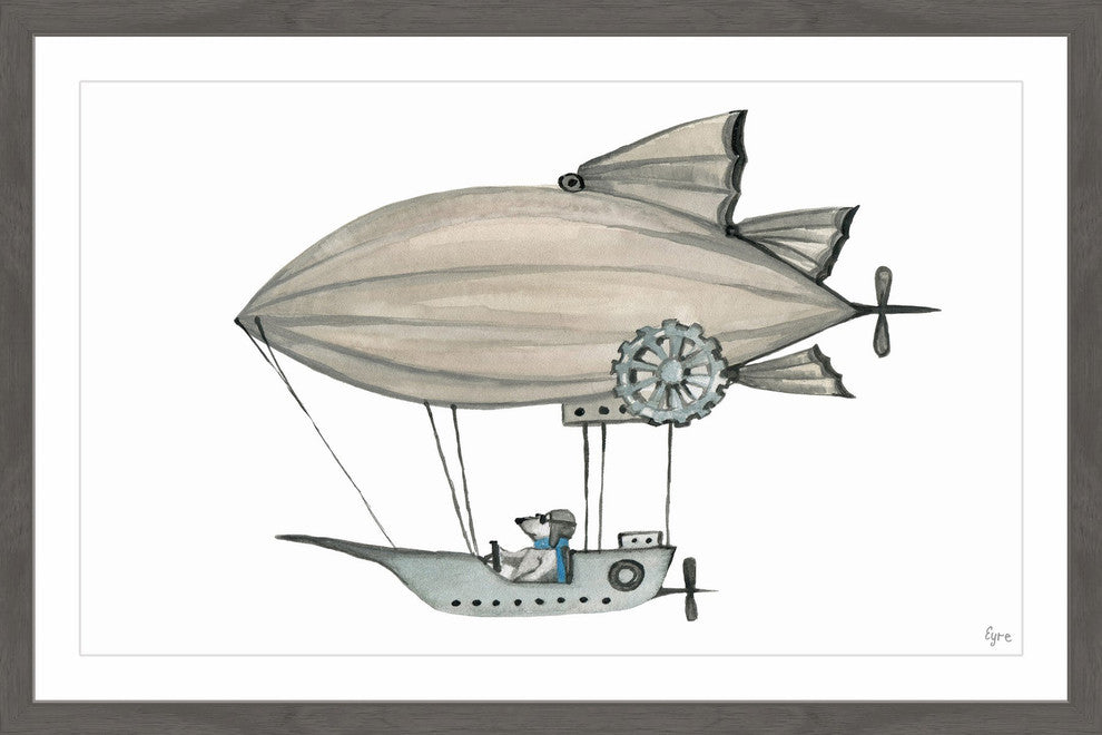 "Voyager" Framed Painting Print, 36"x24"