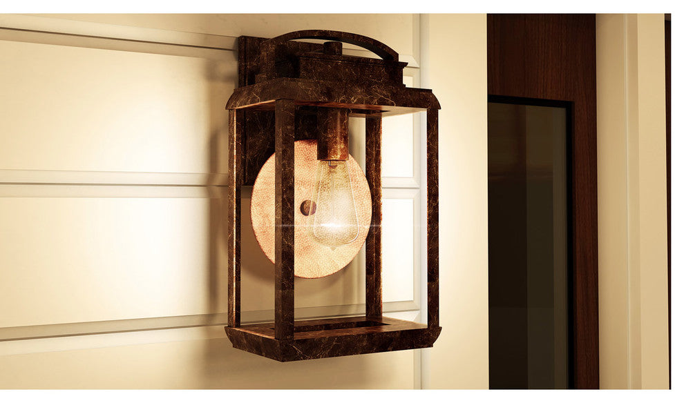 Quoizel BRN8408IB One Light Outdoor Wall Lantern Byron Imperial Bronze