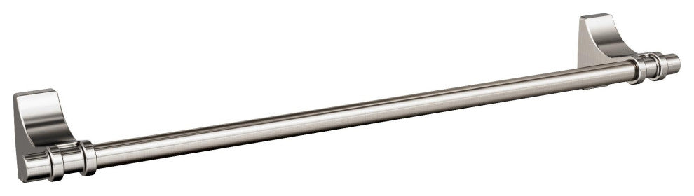 Amerock Davenport Transitional Towel Bar, Brushed Nickel, 18" Center-to-Center
