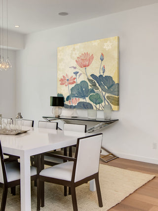 "Matching Heaven" Painting Print on Canvas by Evelia