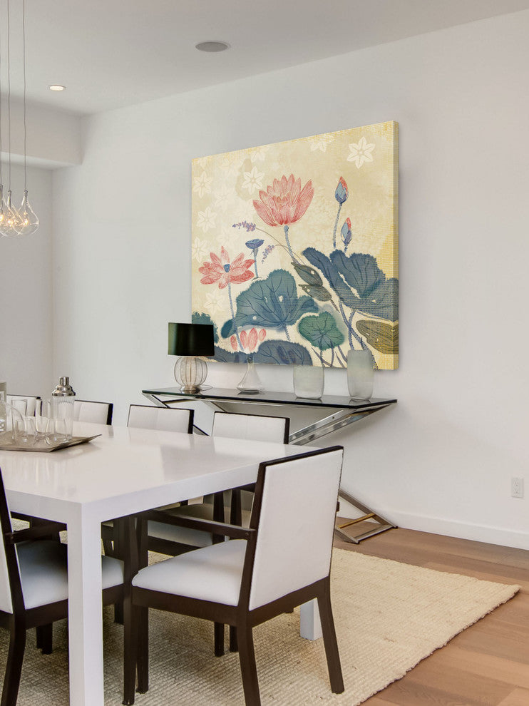 "Matching Heaven" Painting Print on Canvas by Evelia