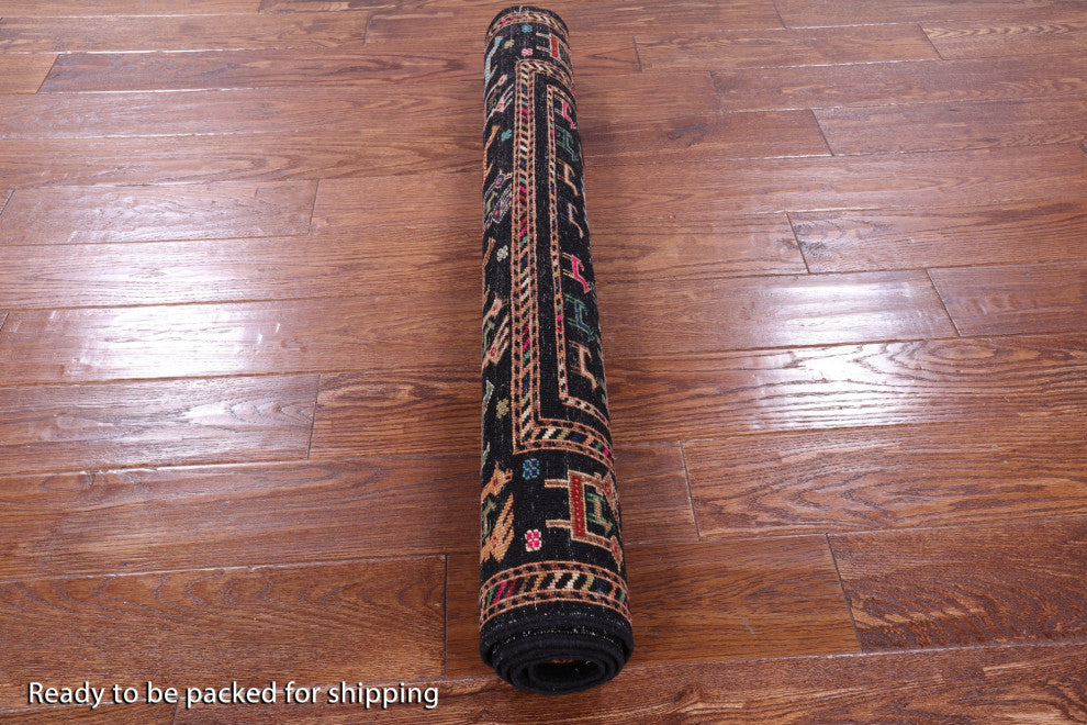 3' 5" X 4' 6" Tribal Persian Gabbeh Handmade Rug Q10102