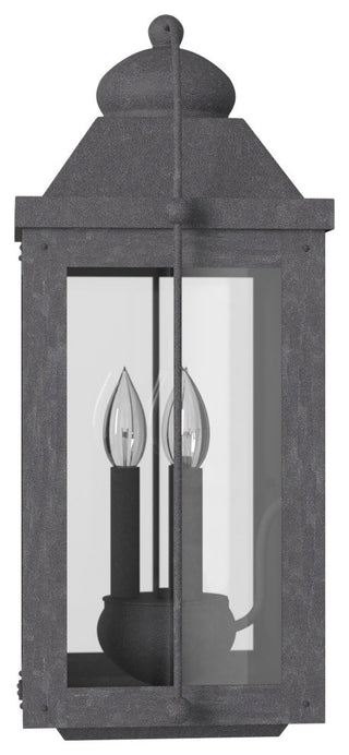 Hinkley Anchorage Large Wall Mount Lantern, Aged Zinc