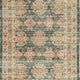 3' X 5' Charcoal Medallion Hand Woven Distressed Area Rug