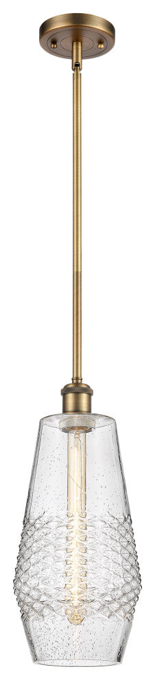 Innovations 516-1S-BB-G684-7-LED 1-Light Mini Pendant, Brushed Brass