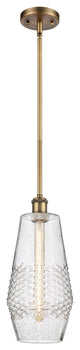 Innovations 516-1S-BB-G684-7-LED 1-Light Mini Pendant, Brushed Brass