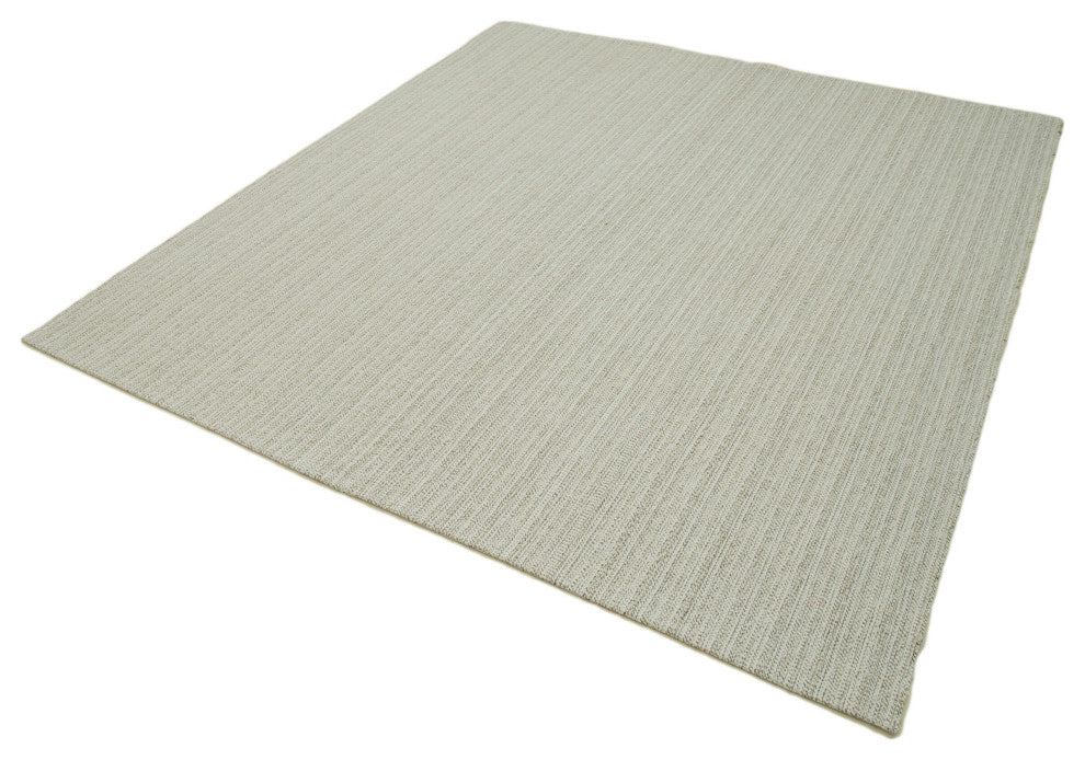 Rug N Carpet - Hand-knotted Turkish 6' 11'' x 7' 7'' Flatweave Wool Kilim Rug