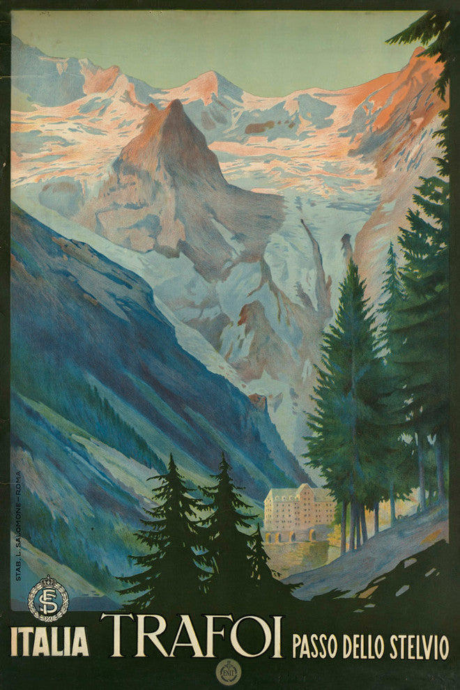 "Italia Trafoi" Painting Print on Wrapped Canvas, 40"x60"