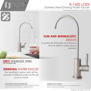 STYLISH Stainless Steel Drinking Water Faucet