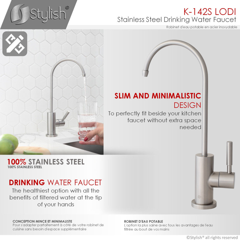 STYLISH Stainless Steel Drinking Water Faucet