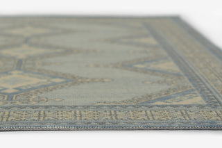 Momeni Anatolia Wool and Nylon Blue Area Rug 2' X 3'